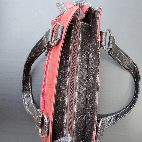 Red Bejeweled Handbag - Picture 4 of 5